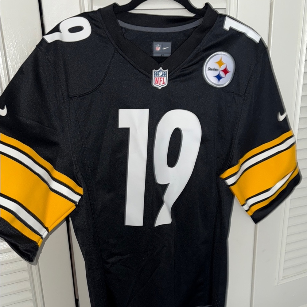 Nike Black and Yellow Steelers Juju Smith-Schuster NFL Jersey